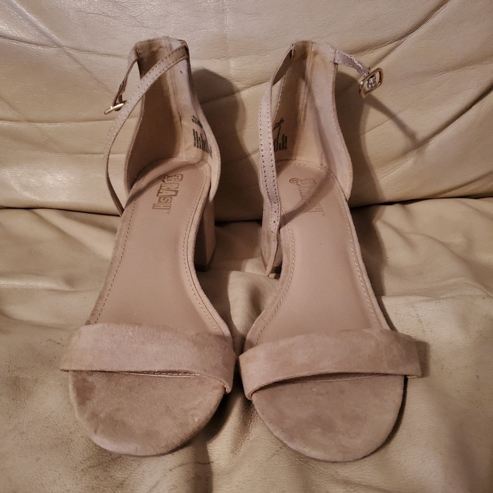 Tan Strappy Heel Sandals